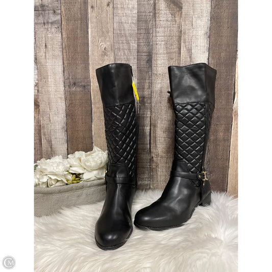 Boots Knee Heels By Charter Club In Black, Size: 8.5