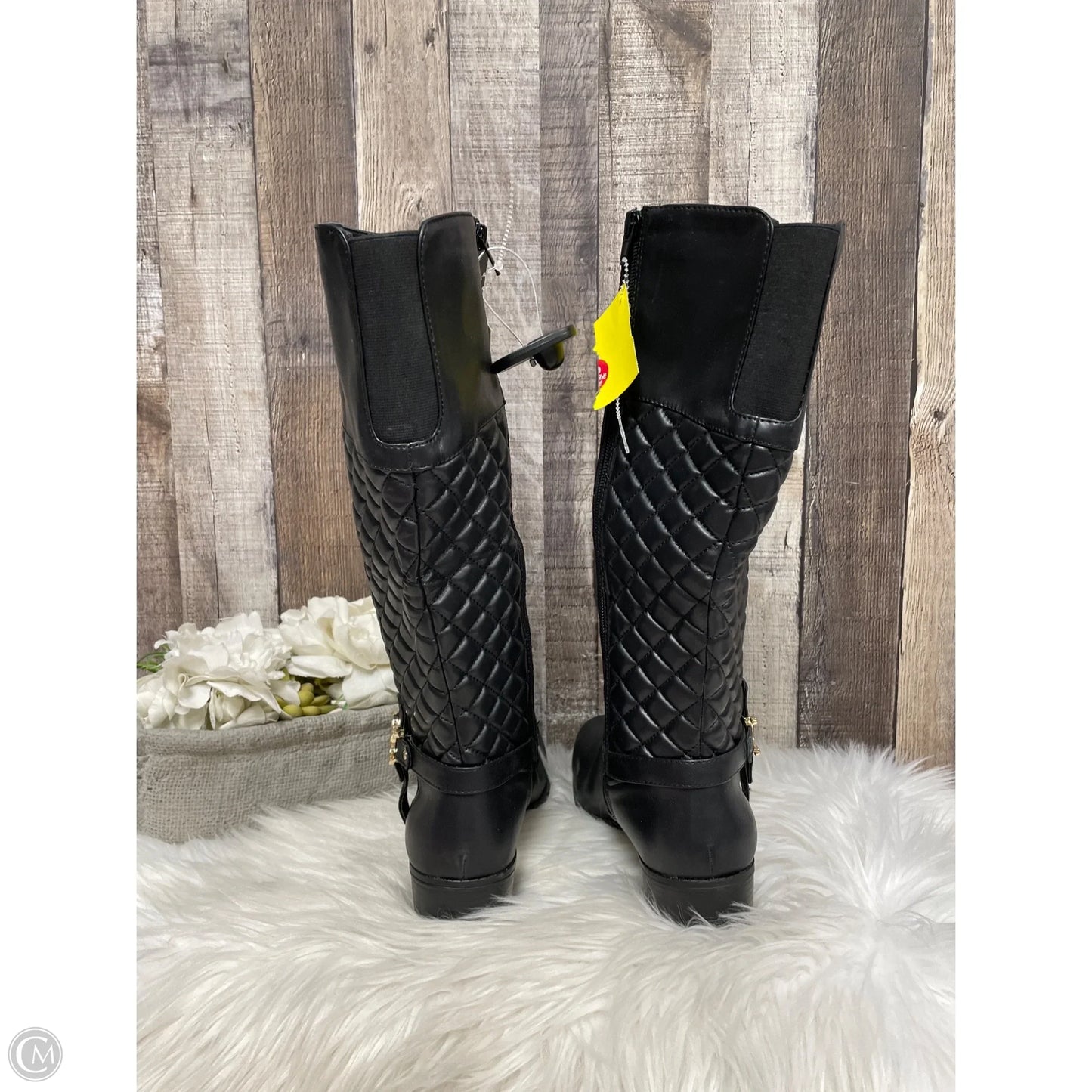 Boots Knee Heels By Charter Club In Black, Size: 8.5