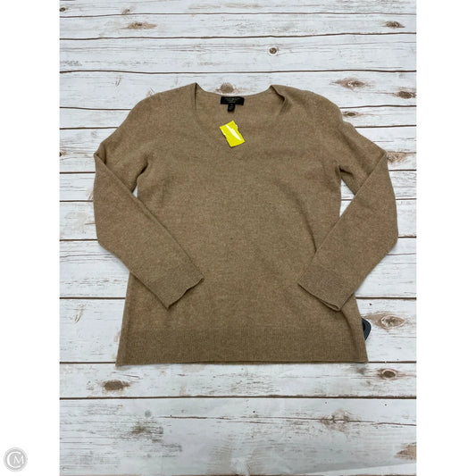 Sweater Cashmere By Charter Club In Tan, Size: M