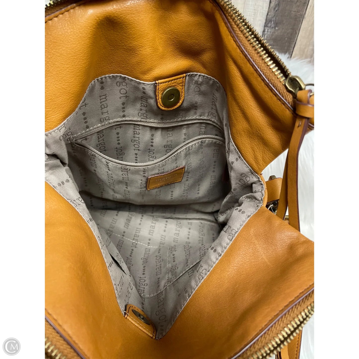 Crossbody Leather By Margot, Size: Large