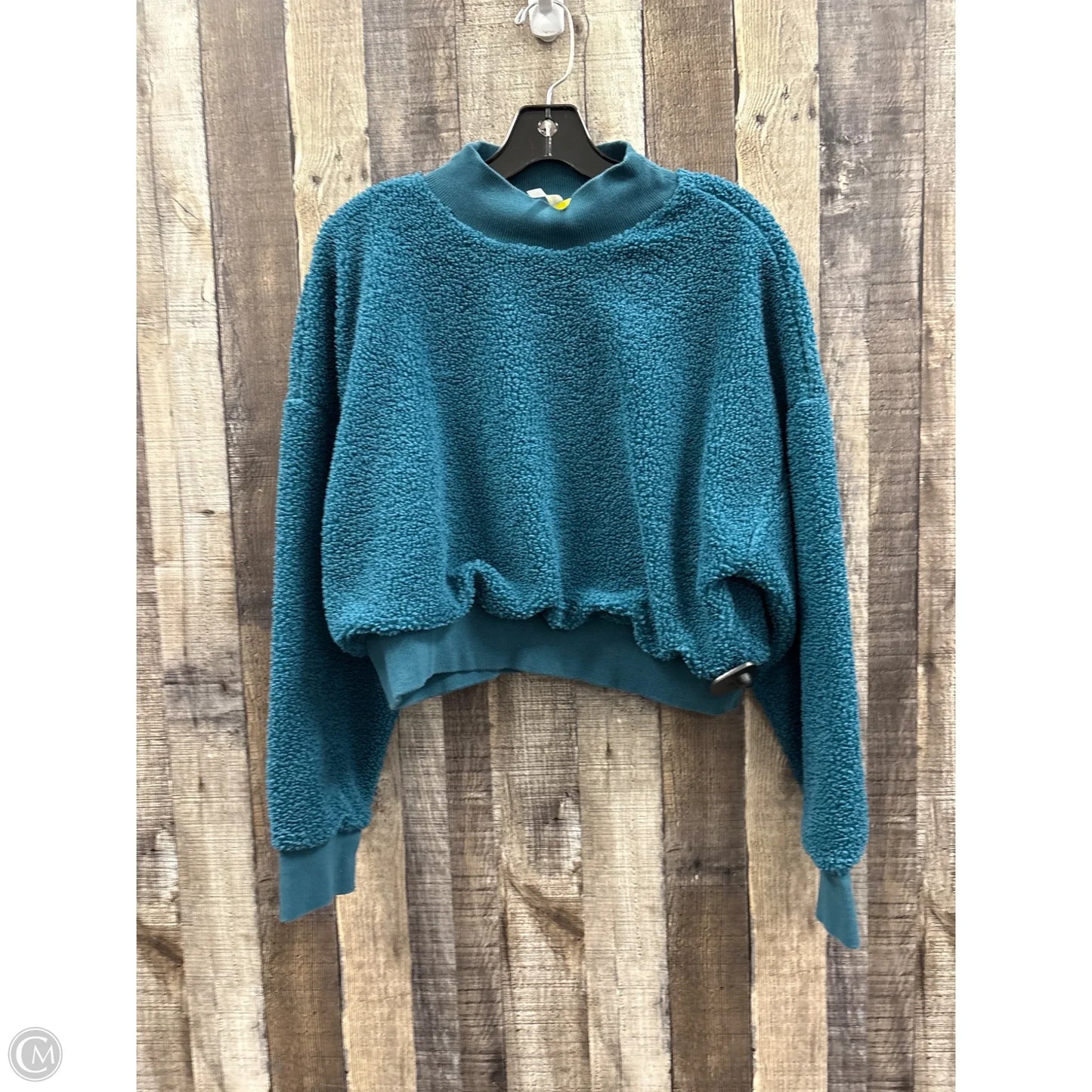 Athletic Fleece By Fabletics In Teal, Size: M