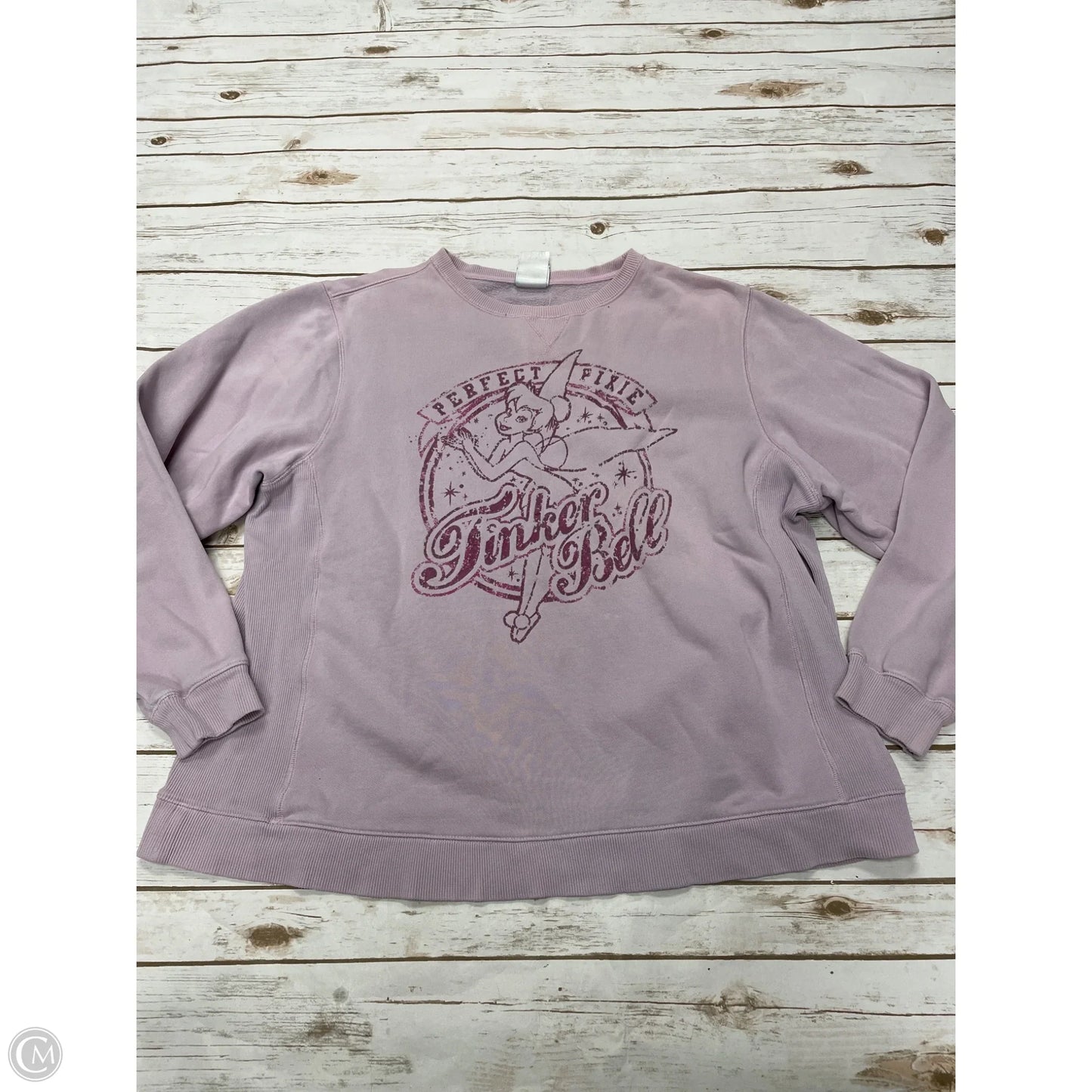 Sweatshirt Crewneck By Disney Store In Purple, Size: Xxl