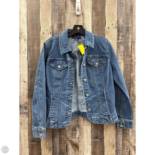 Jacket Denim By Charter Club In Blue Denim, Size: Sp