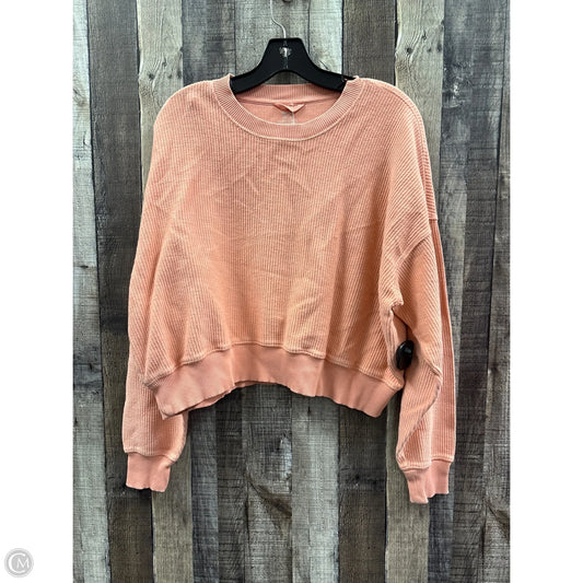 Sweatshirt Crewneck By Aerie In Orange, Size: Xs
