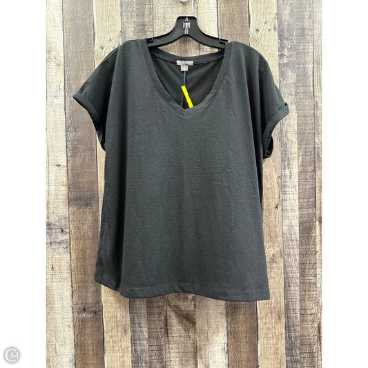 Top Short Sleeve By Falls Creek In Black, Size: L