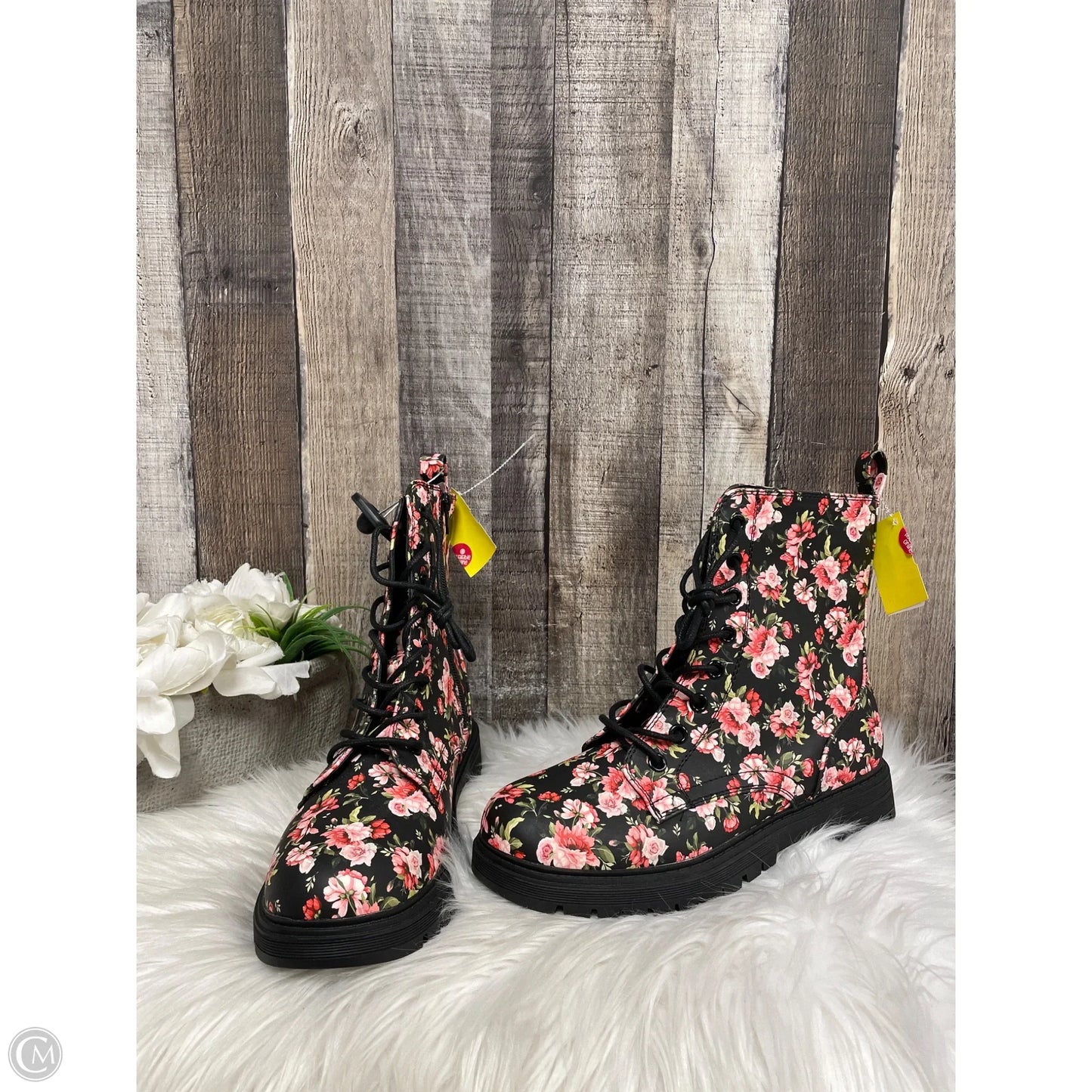 Boots Ankle Heels By So In Multi-colored, Size: 9