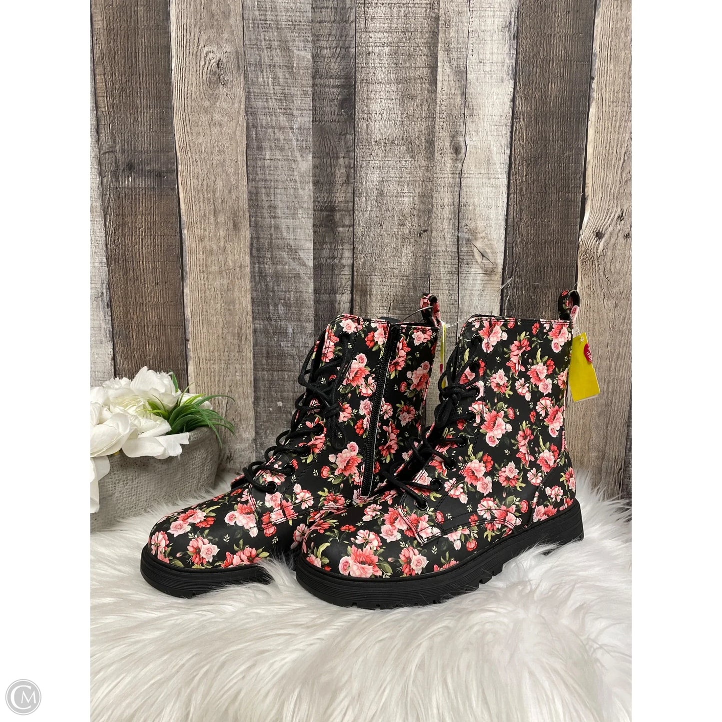 Boots Ankle Heels By So In Multi-colored, Size: 9