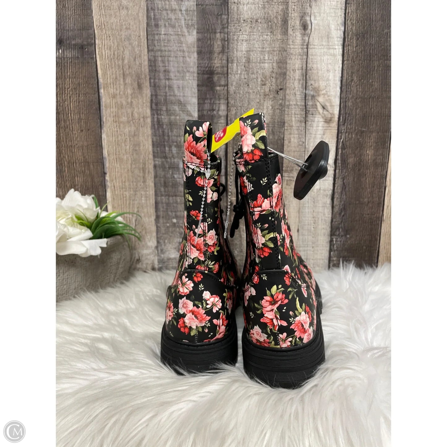 Boots Ankle Heels By So In Multi-colored, Size: 9