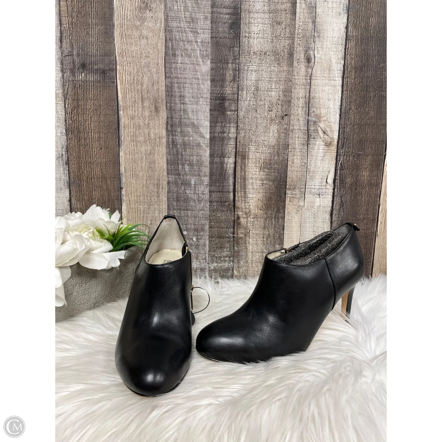 Boots Ankle Heels By Michael By Michael Kors In Black, Size: 7.5