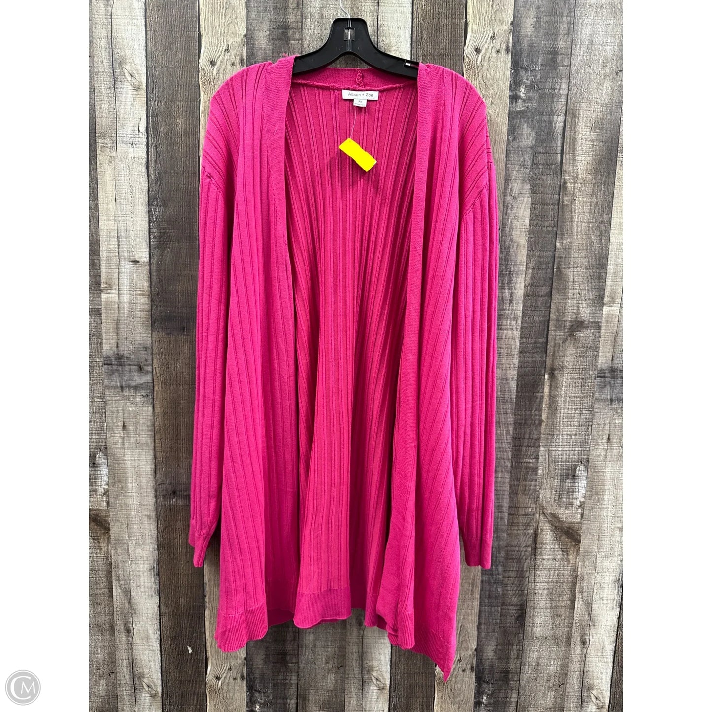 Cardigan By Cme In Pink, Size: 3x