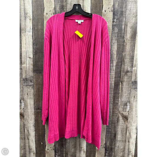 Cardigan By Cme In Pink, Size: 3x