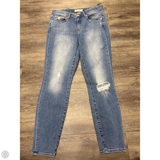 Jeans Skinny By Gap In Blue Denim, Size: 10