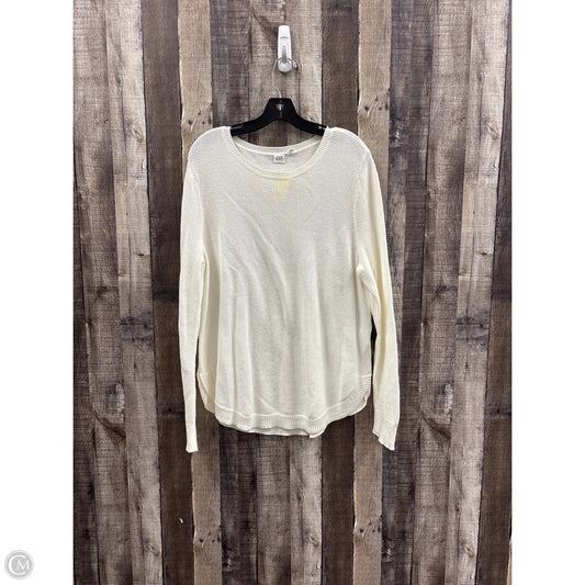 Sweater By Gap In Ivory, Size: Xl