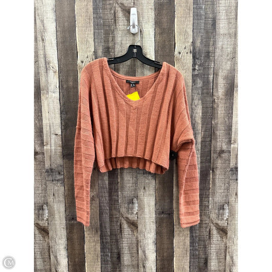 Sweater By Forever 21 In Orange, Size: M