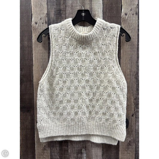 Vest Sweater By Universal Thread In Cream, Size: Xs