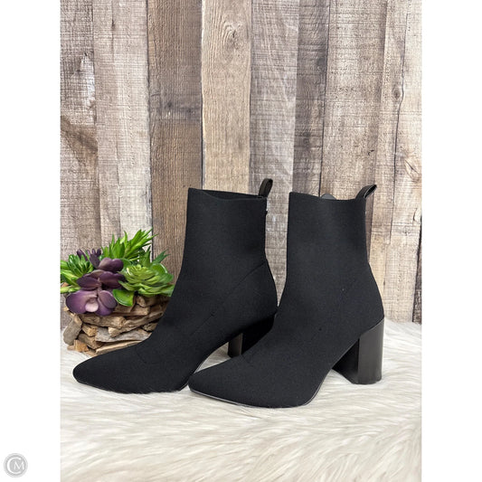 Boots Ankle Heels By Steve Madden In Black, Size: 8