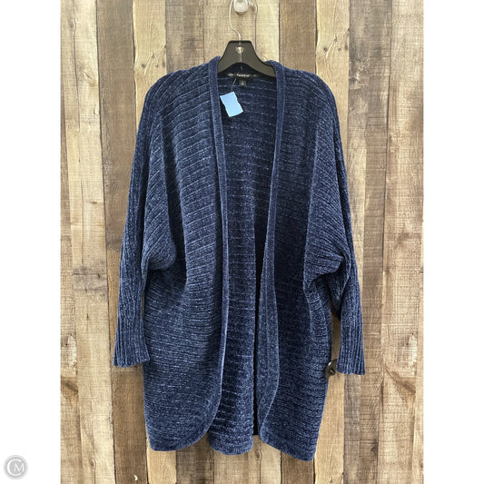 Sweater Cardigan By Torrid In Blue, Size: 1x