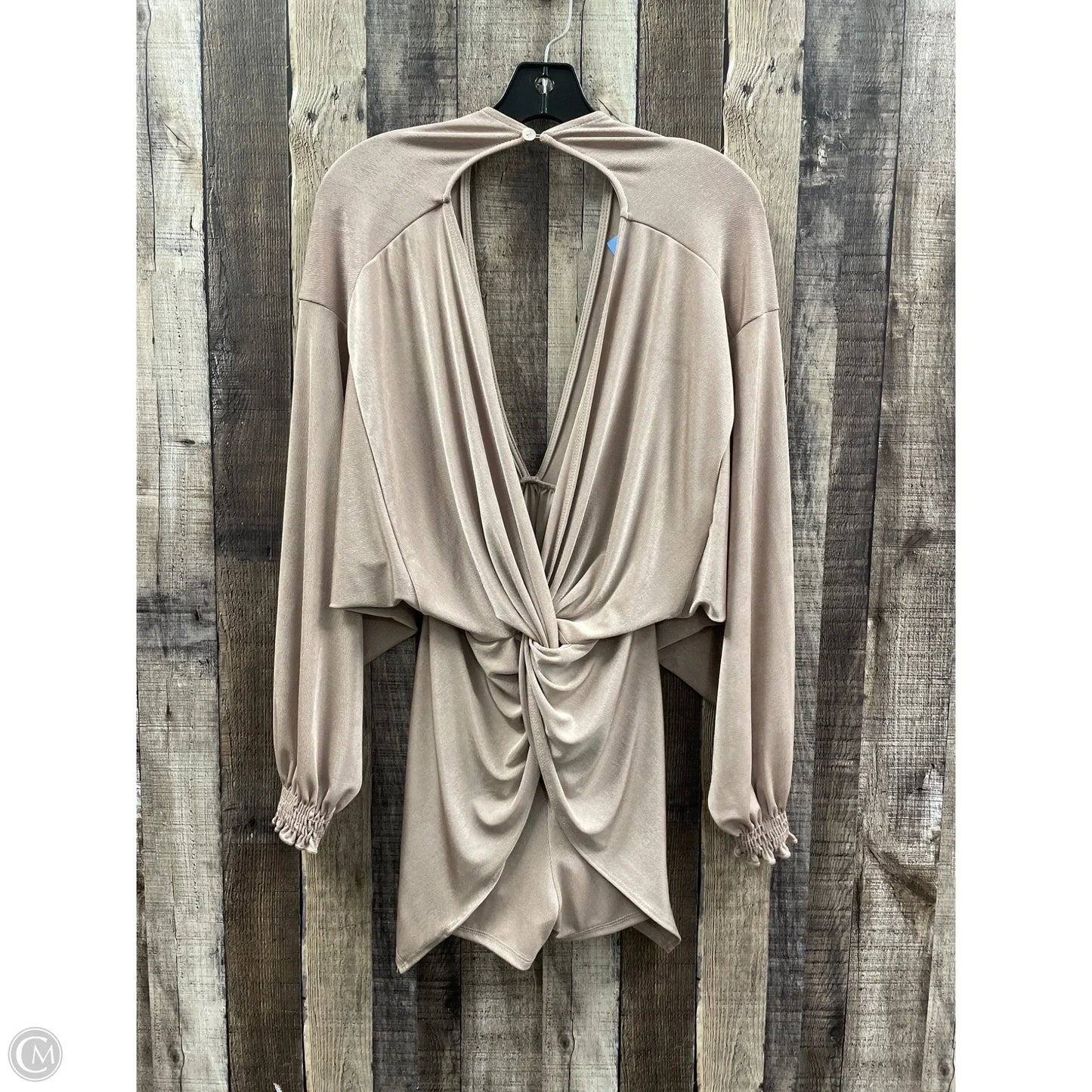 Romper By By Together In Tan, Size: M