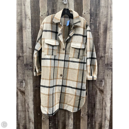 Coat Other By Cmf In Plaid Pattern, Size: S