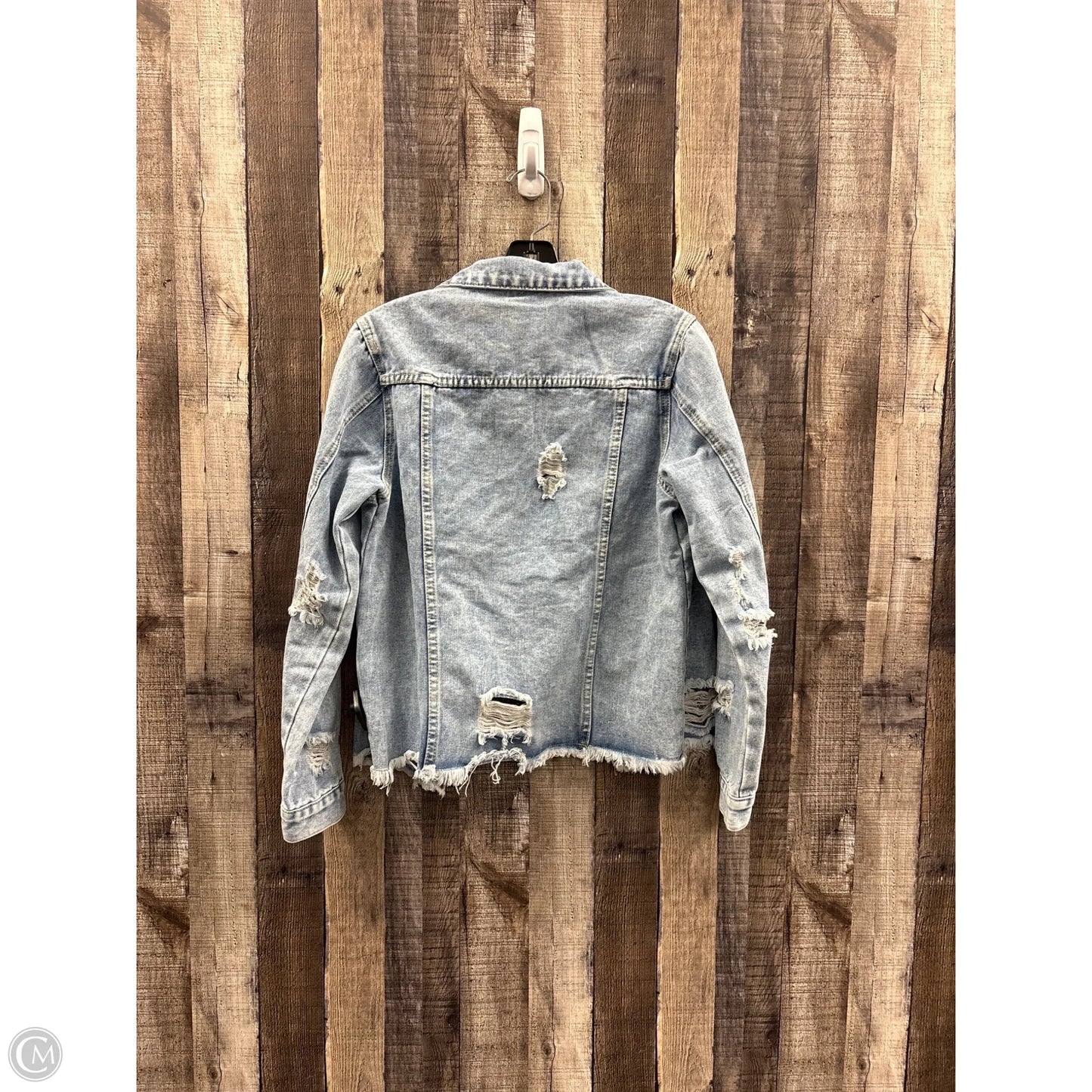 Jacket Denim By Cmf In Blue Denim, Size: S