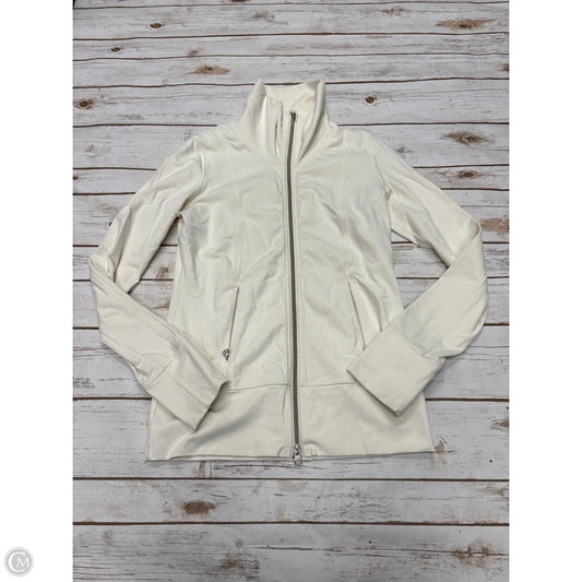 Athletic Jacket By Lululemon In Beige, Size: 4