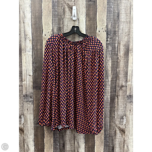 Top Long Sleeve By Lane Bryant In Multi-colored, Size: 2x