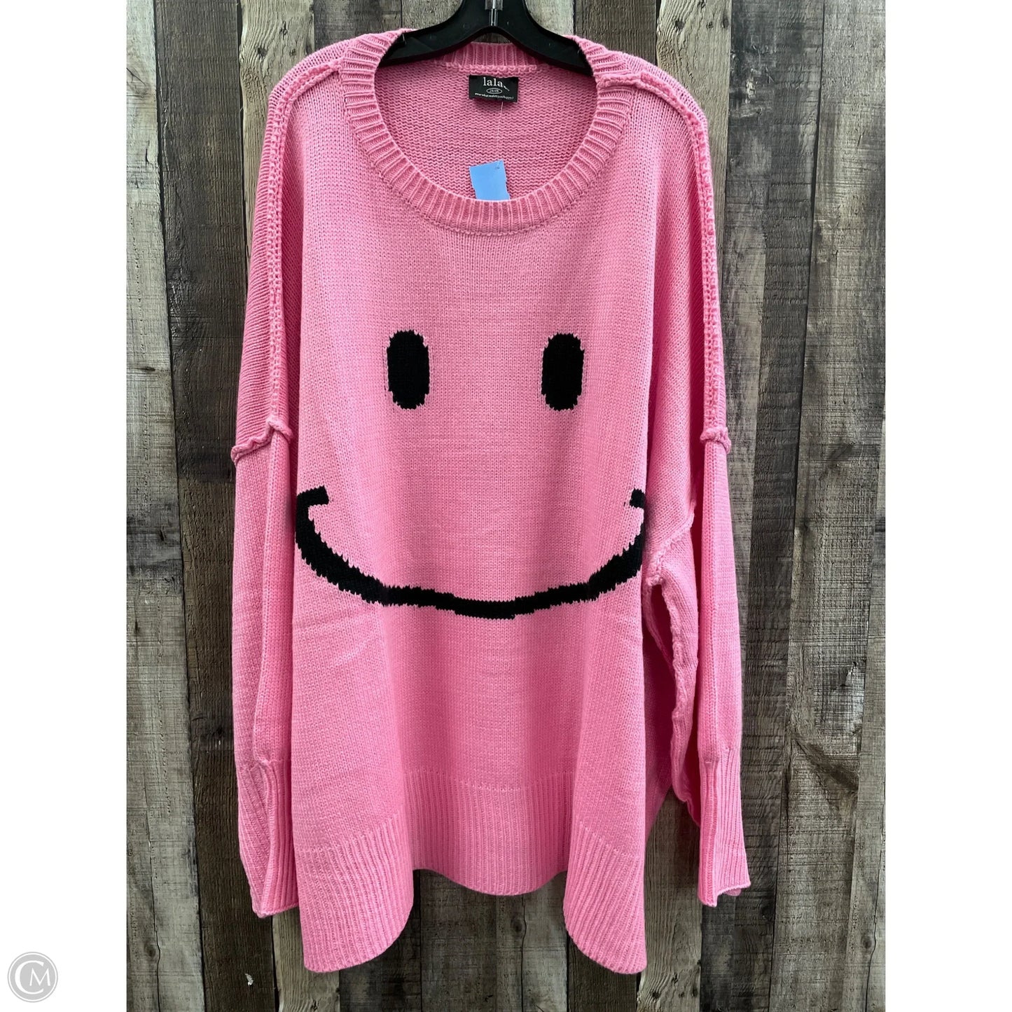 Sweater By Cme In Pink, Size: 2x