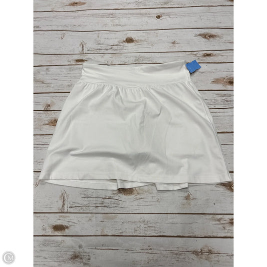Athletic Skirt By Gapfit In White, Size: M
