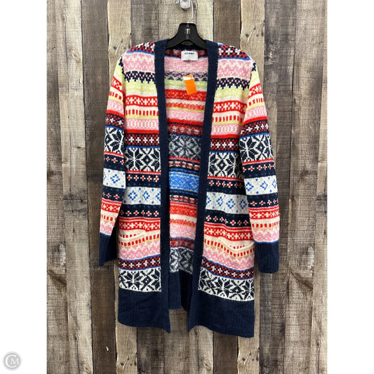 Sweater Cardigan By Old Navy In Multi-colored, Size: L