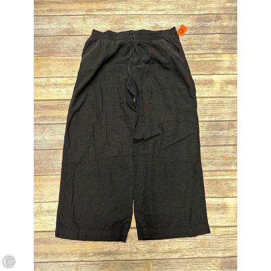 Pants Wide Leg By Briggs In Black, Size: Xl
