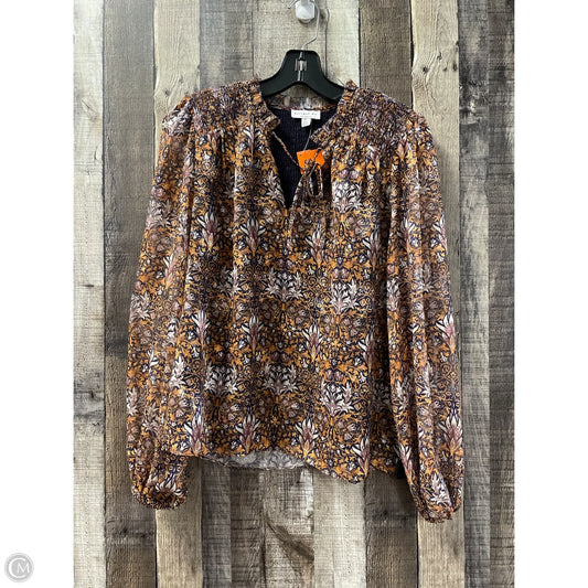 Top Long Sleeve By Current Air In Multi-colored, Size: Xs