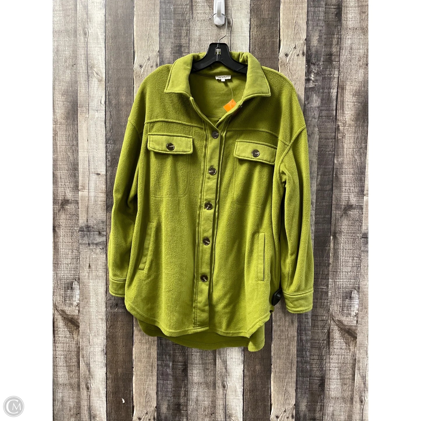 Jacket Shirt By La Miel In Green, Size: S