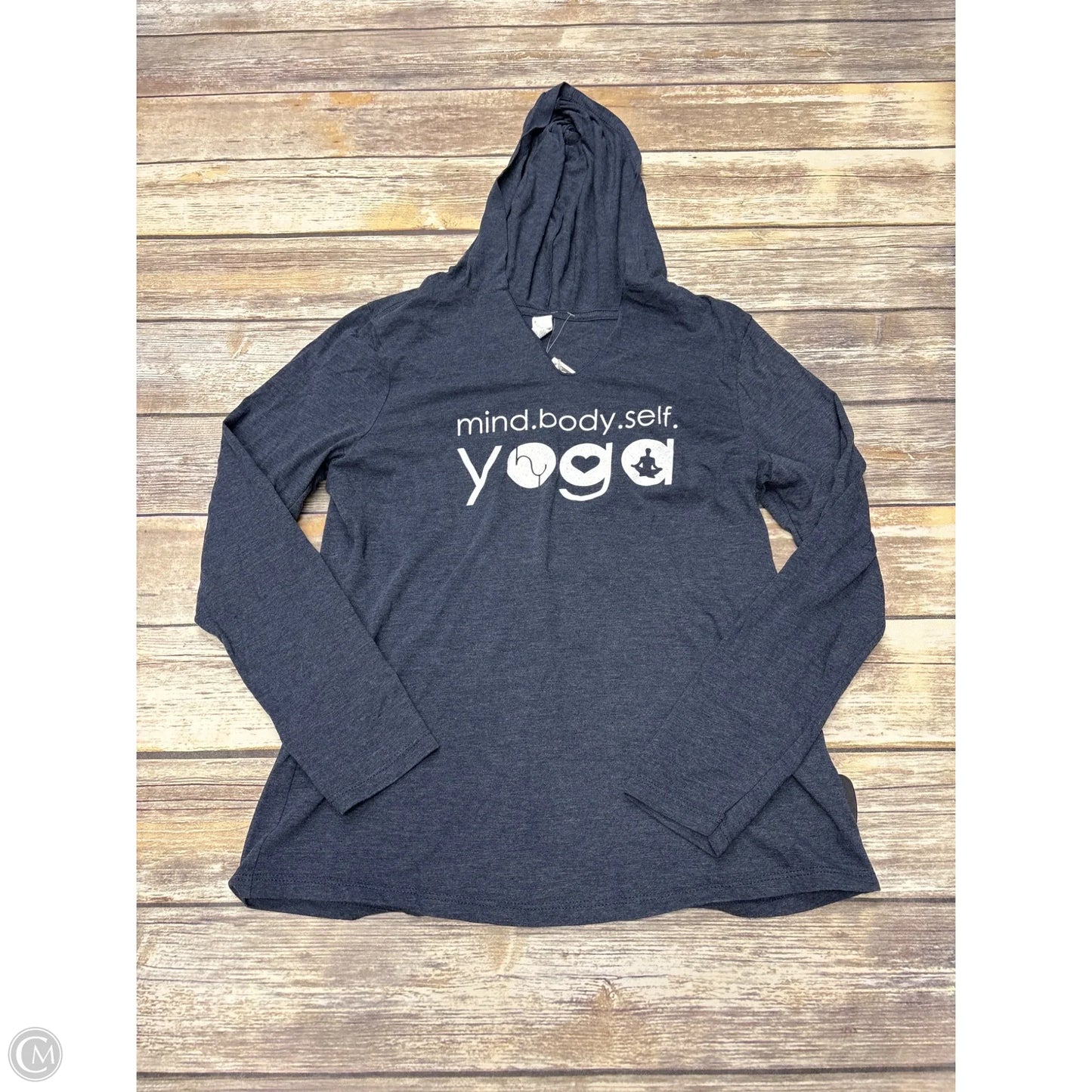 Top Long Sleeve By District In Blue, Size: M