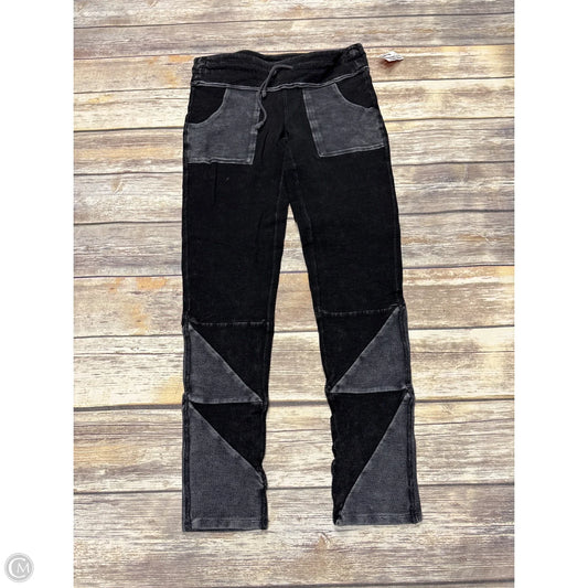 Athletic Pants By Free People In Black & Grey, Size: M