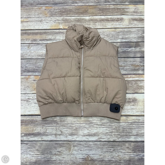 Vest Puffer & Quilted By Clothes Mentor In Tan, Size: S