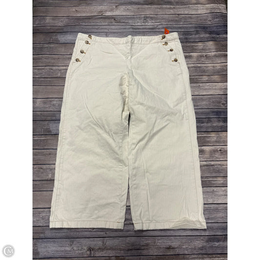 Pants Wide Leg By J. Crew In Cream, Size: 24