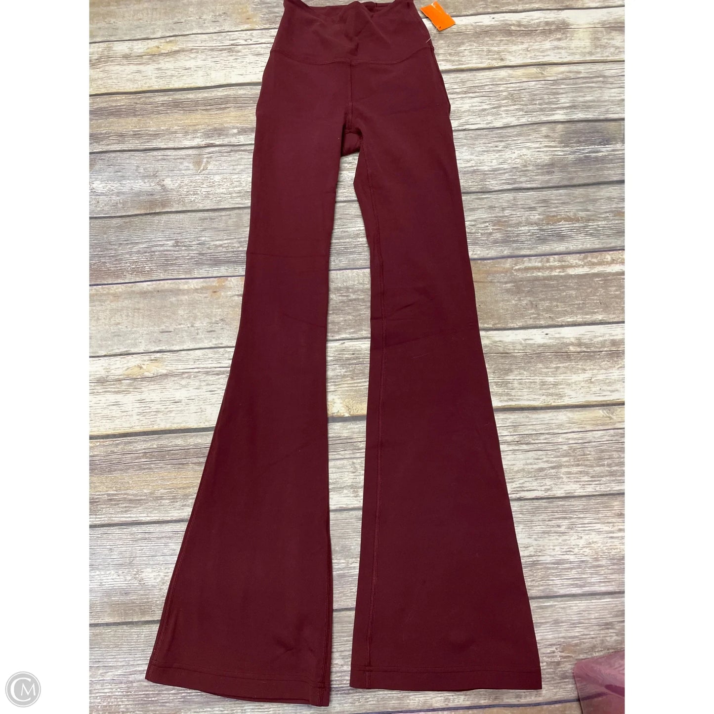 Athletic Pants By Lululemon In Maroon, Size: 2