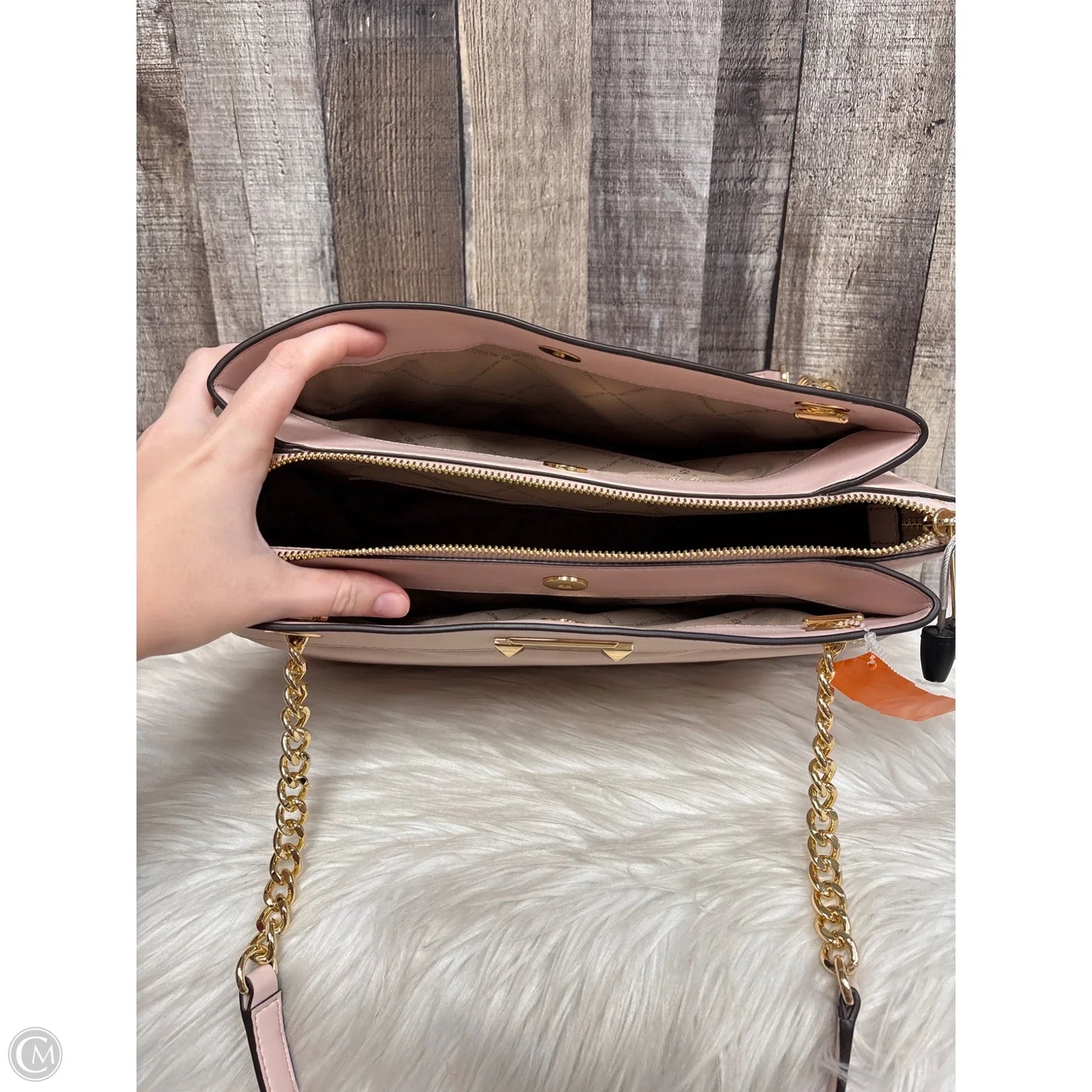 Handbag Designer By Michael Kors, Size: Medium