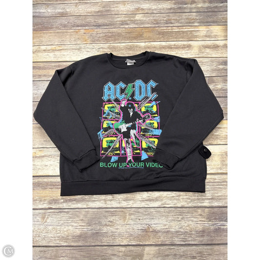 Sweatshirt Crewneck By Cme In Black, Size: L