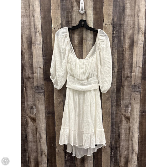 Top Sleeveless By Apt 9 In White, Size: L