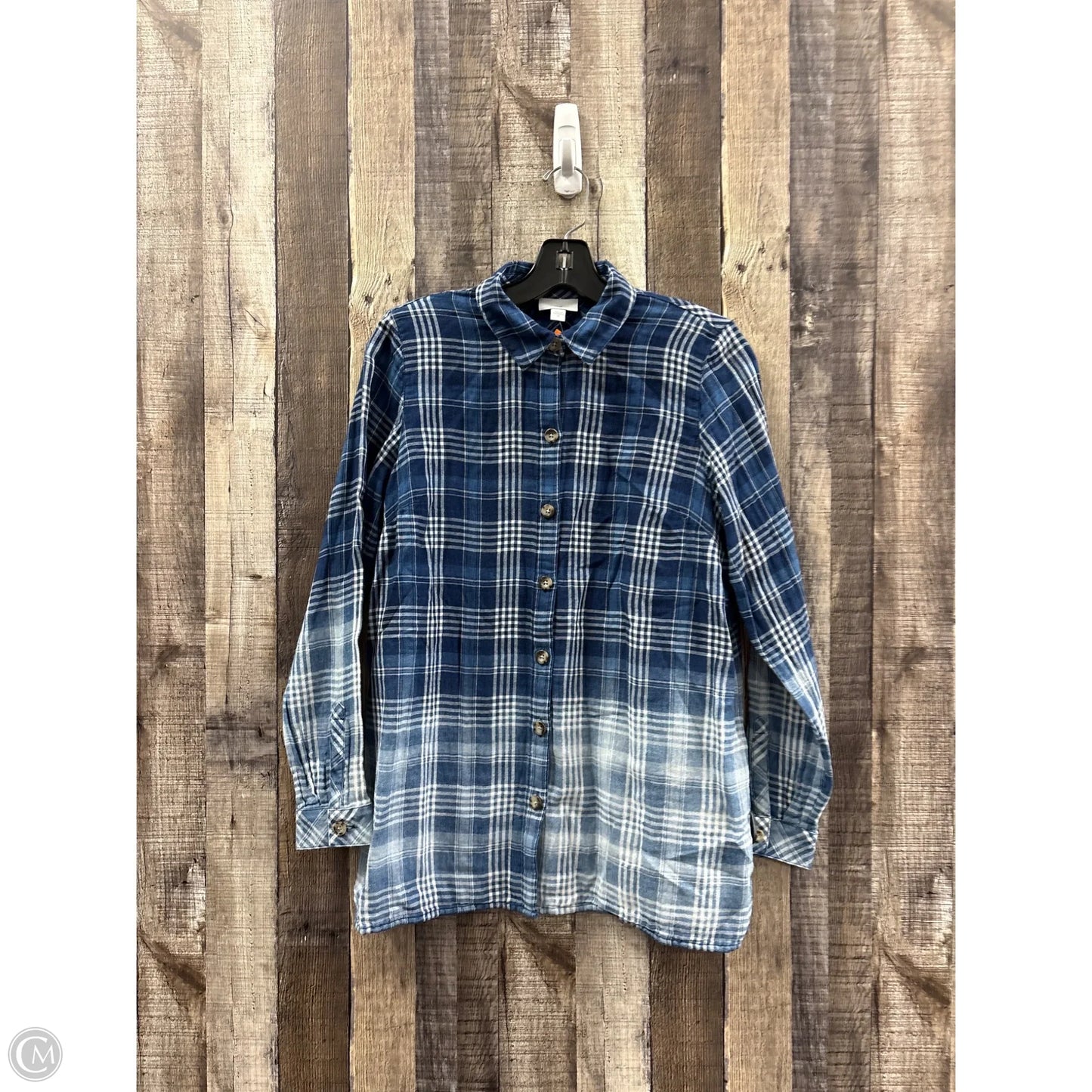 Top Long Sleeve By J. Jill In Blue, Size: Xs