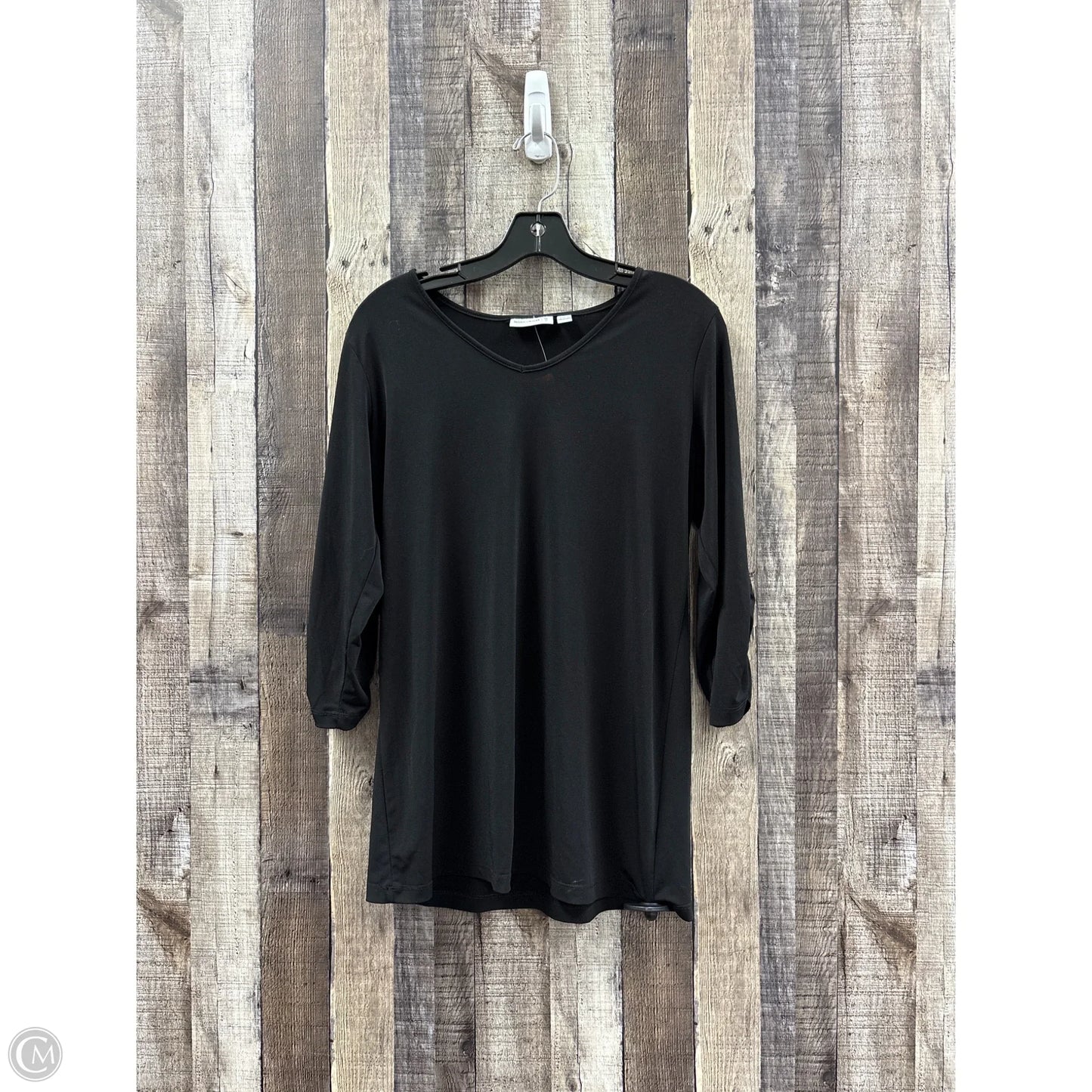 Top Long Sleeve By Susan Graver In Black, Size: Xs
