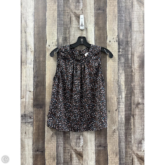 Top Sleeveless By Evereve In Multi-colored, Size: S
