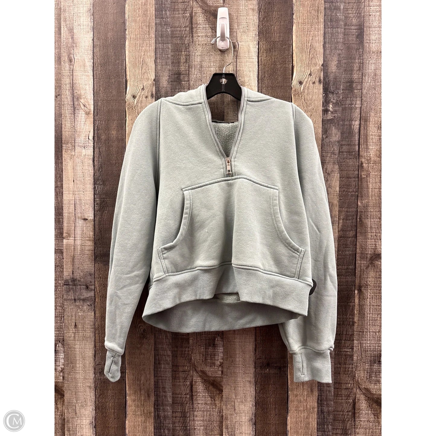 Sweatshirt Collar By Automet In Green, Size: S