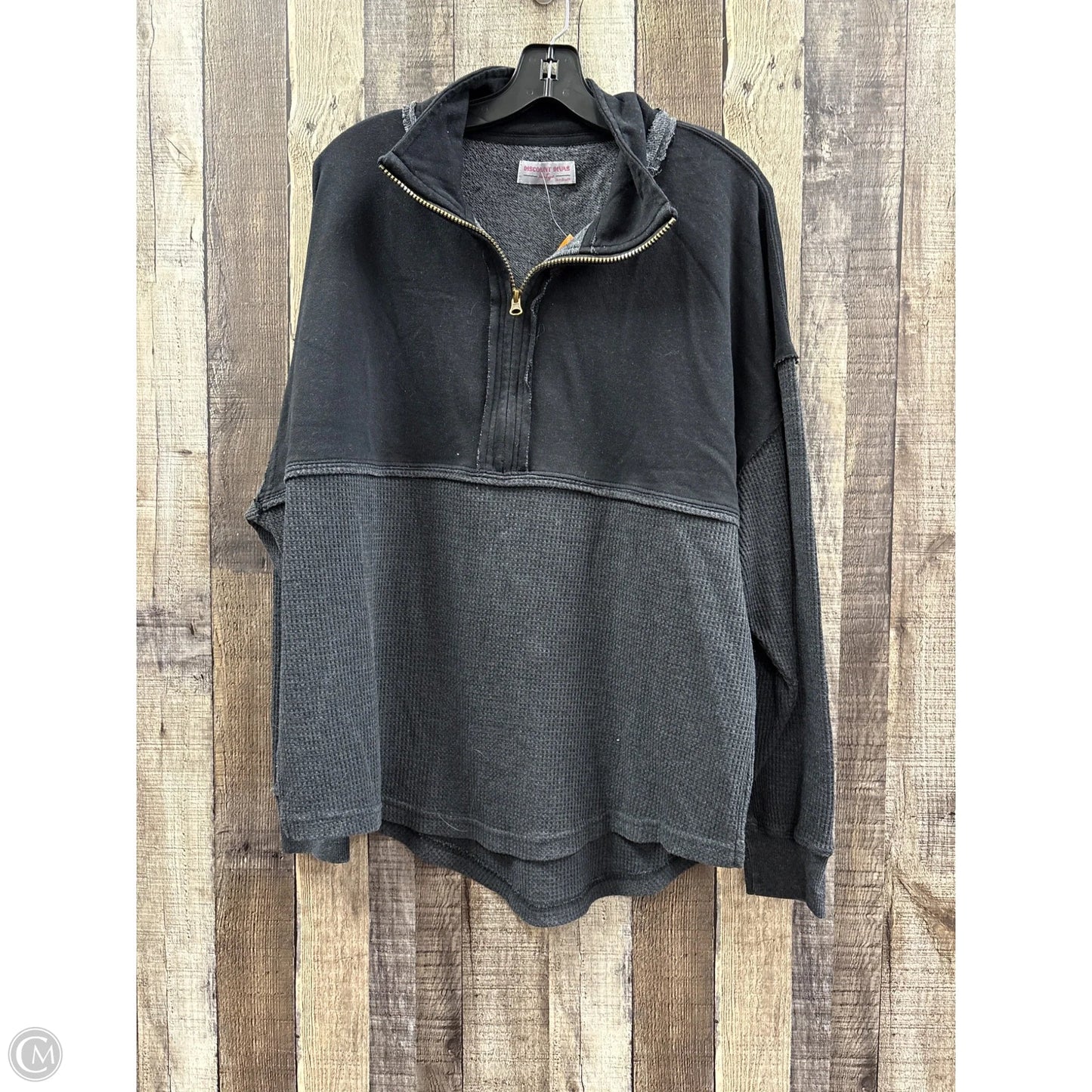 Sweatshirt Collar By Cme In Black, Size: M