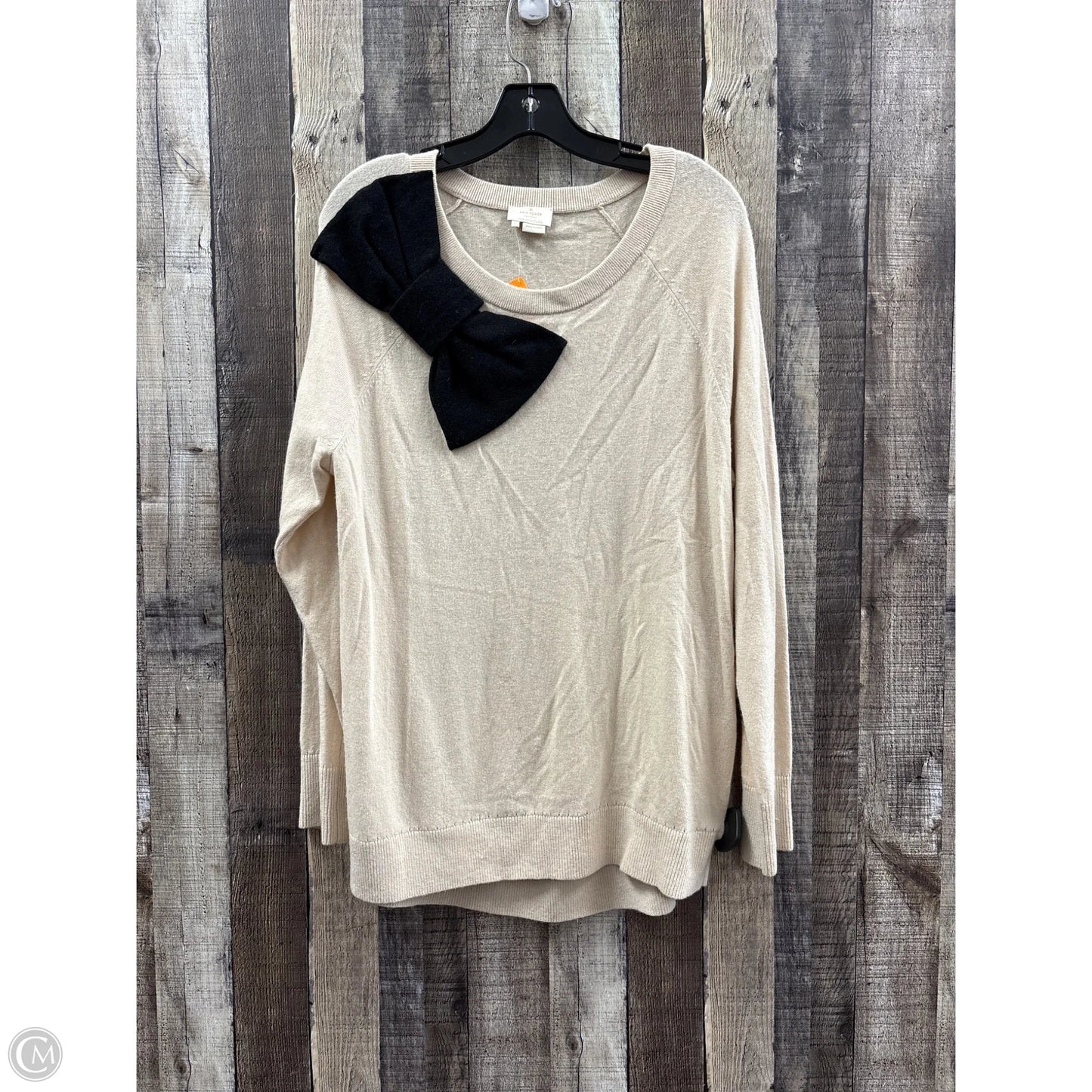 Sweater Designer By Kate Spade In Tan, Size: L