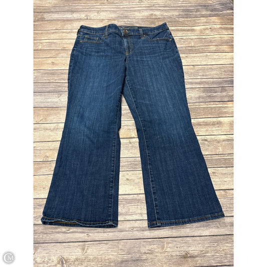 Jeans Boyfriend By Chicos In Blue Denim, Size: 12
