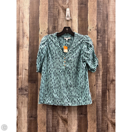 Top Short Sleeve By Chicos In Multi-colored, Size: M