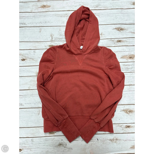 Sweatshirt Hoodie By Evereve In Orange, Size: S