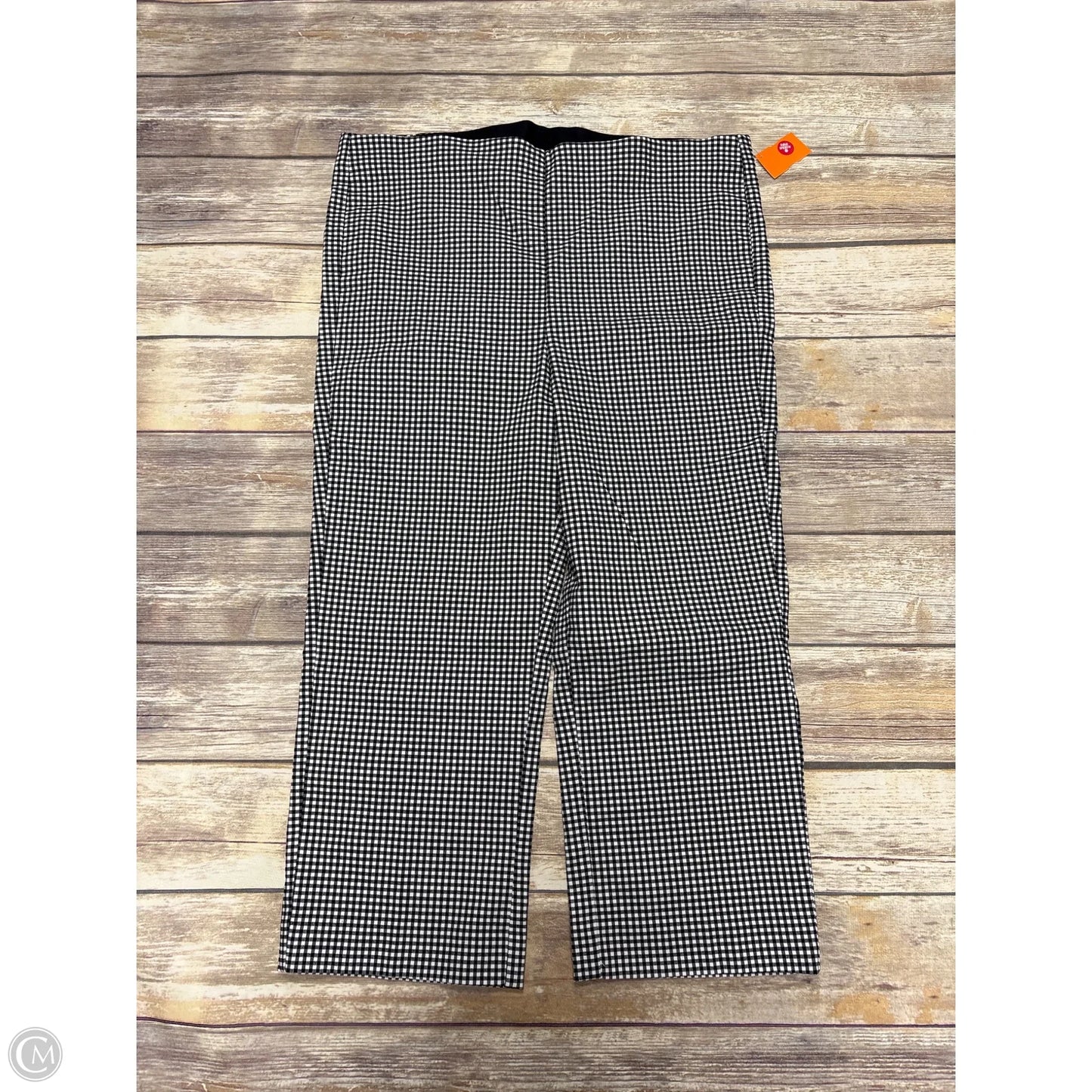 Pants Dress By Chicos In Checkered Pattern, Size: 16